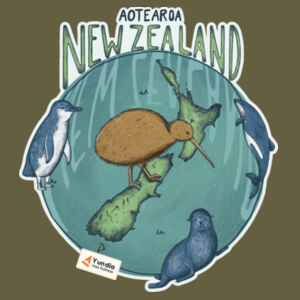 Kiwi Vibes Aotearoa 300 Hoodie Design