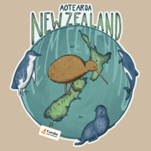 Kiwi Vibes Aotearoa Tee Design
