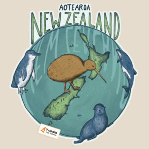 Kiwi Vibes Aotearoa Staple T shirt Design