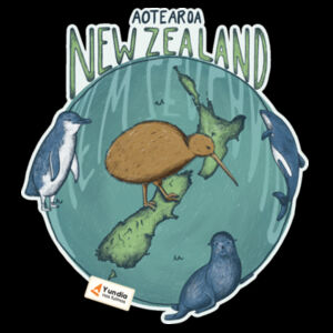 Kiwi Vibes Aotearoa Martina Tee Design