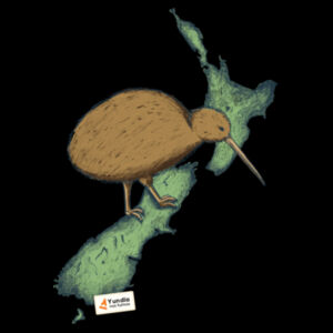 Kiwi Vibes Map Relax Hood Design