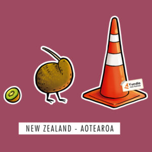 New Zealand Latin Power Maple Tee Design