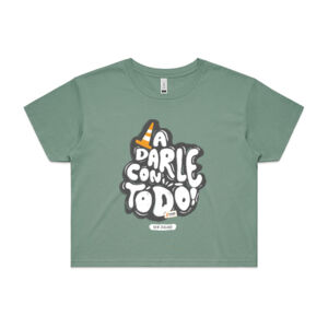 Con Todo Latin Power Crop Tee Thumbnail